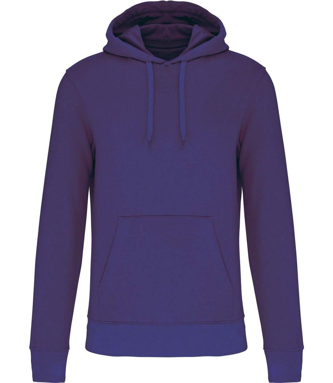 Sweat à capuche écoresponsable - Homme - K4027 - violet foncé