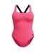 Maillot De Bain 1 Pièce Femme Rose Foncé Speedo-1