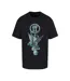 Mens Rueling The World Oversized T-shirt Black Forgotten Faces-2