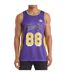 Maillot de basket homme violet / jaune Amplified-3