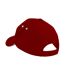 Beechfield Unisex Ultimate 5 Panel Contrast Baseball Cap With Sandwich Peak / Headwear (Pack of 2) (Classic Red/White) - UTRW6700