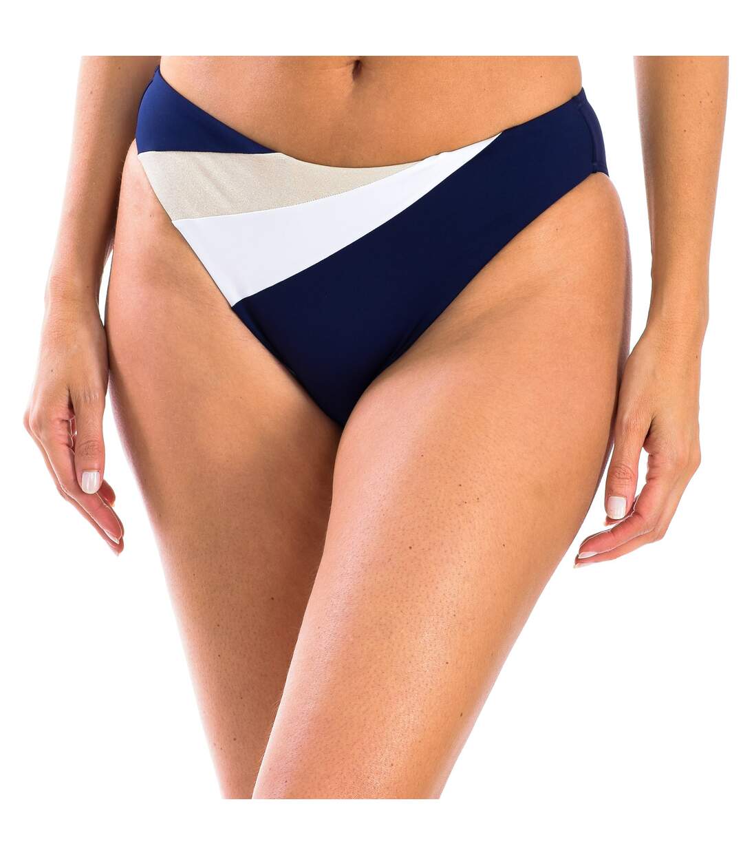 Women's high waist bikini bottom W231455-1