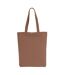 Tote Bag Taille Unique Marron Orangé Kimood-1