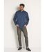 Chemise coton micro motif manches longues-3