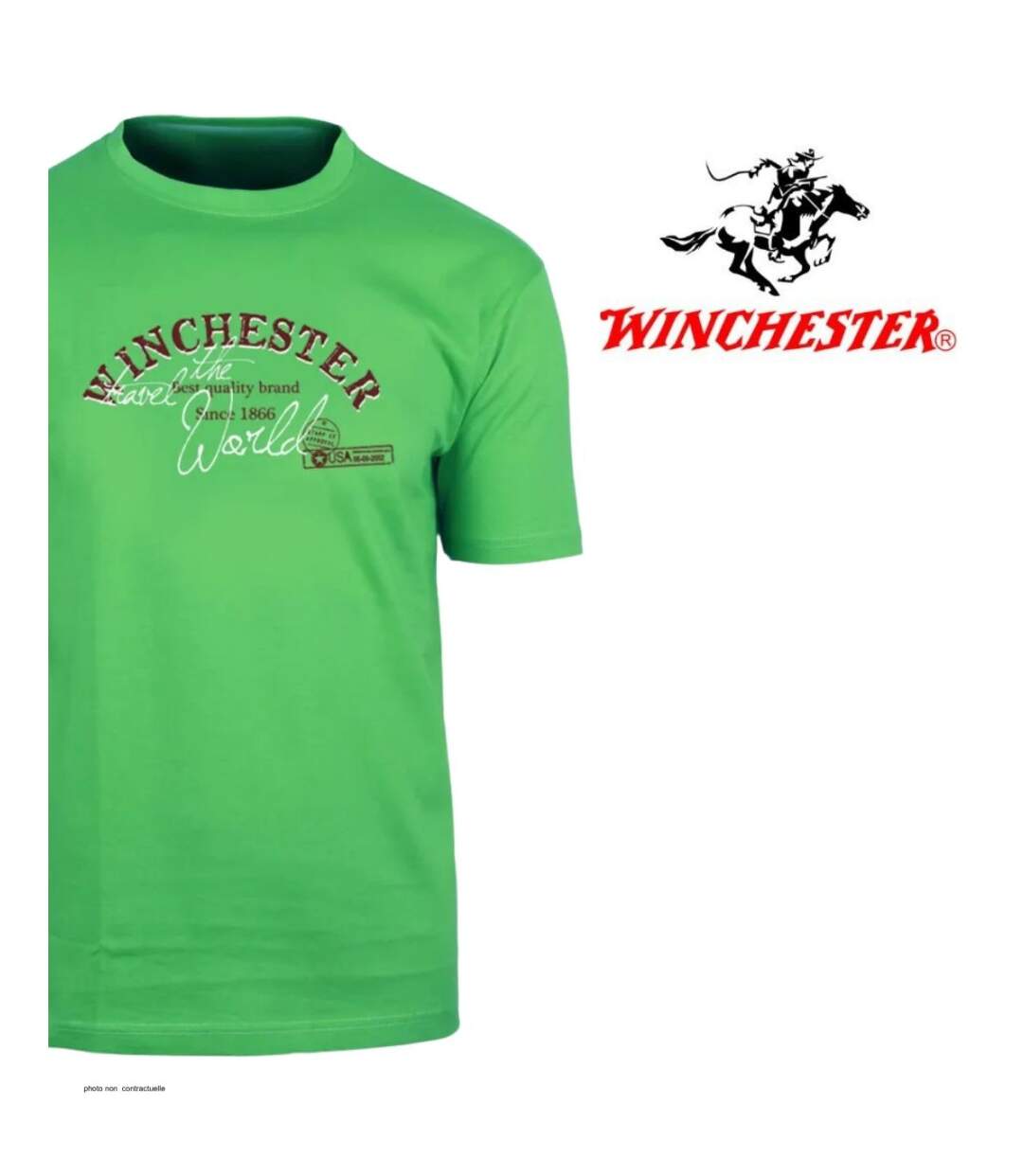 Tee-shirt SHOOTER2 Winchester – Le haut à manches courtes en pur coton pour un confort respirant au quotidien-4