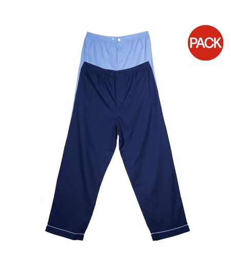 Bas De Pyjama Motif/style Tissé Homme Bleu Bleu Marine Keanu