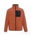 Veste Polaire Frankie Homme Orange Foncé Noir Regatta-2