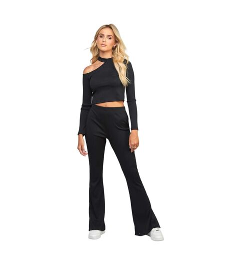 Haut manches longues femme noir SikSilk
