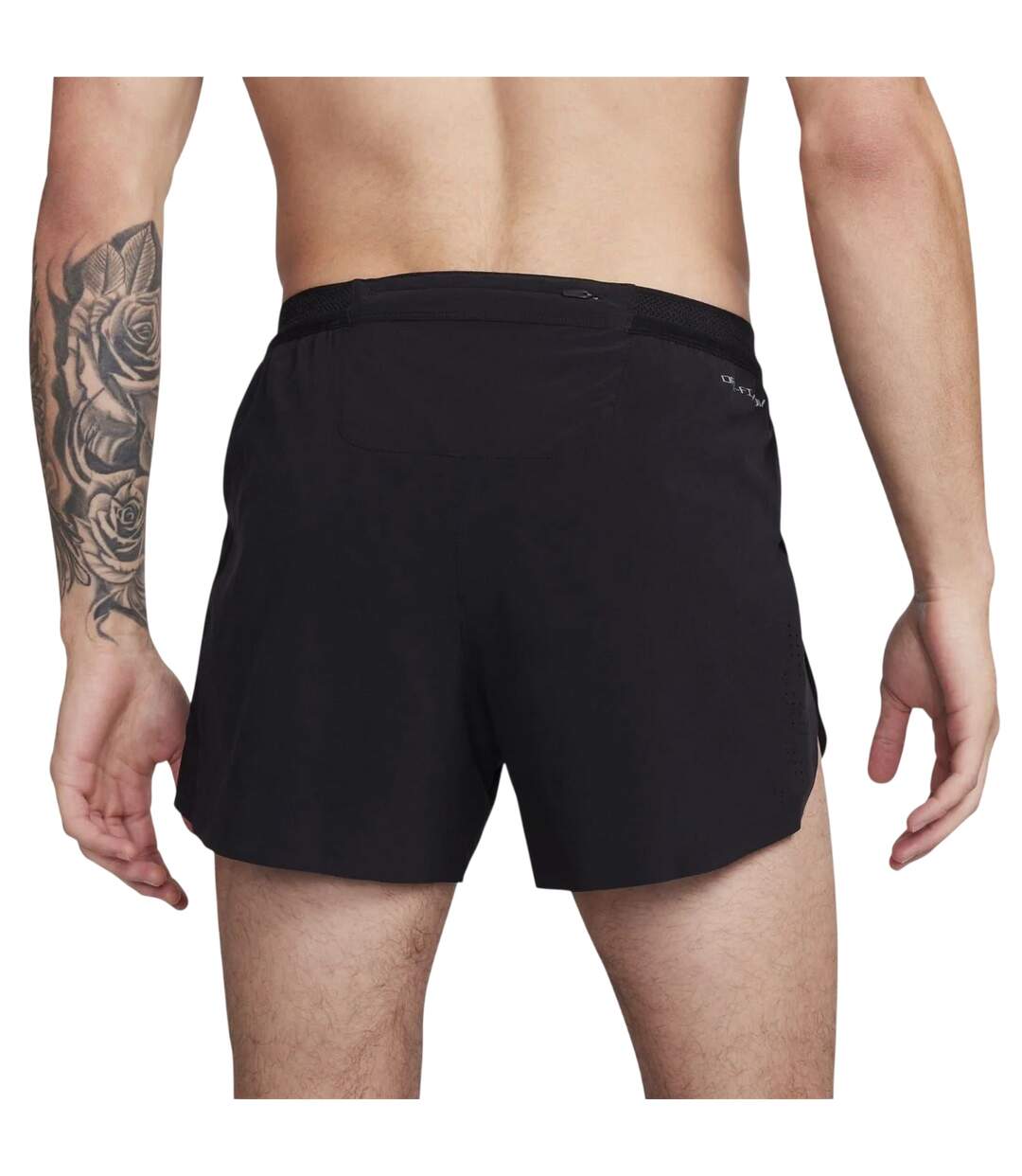 Short De Course Aero Swift Homme Noir Blanc Nike-3