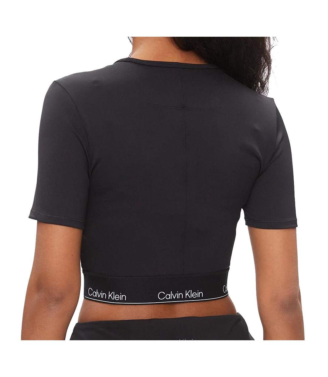 T-shirt Noir Femme Calvin Klein Jeans Wo - M