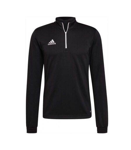 Sweat demi zip noir homme adidas ent22 tr top - l