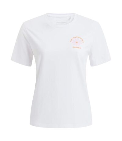 T-shirt malibo be kind femme blanc Craghoppers