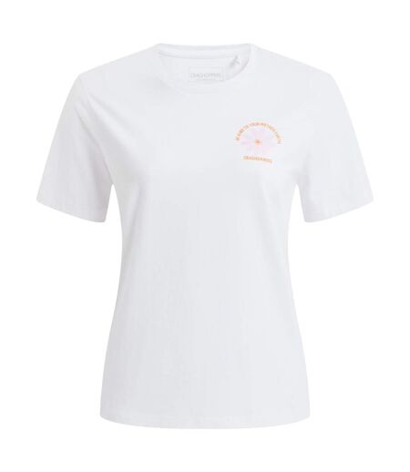 T-shirt malibo be kind femme blanc Craghoppers