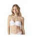 Soutien-gorge ampliforme coques moulées blanc Confidentielle