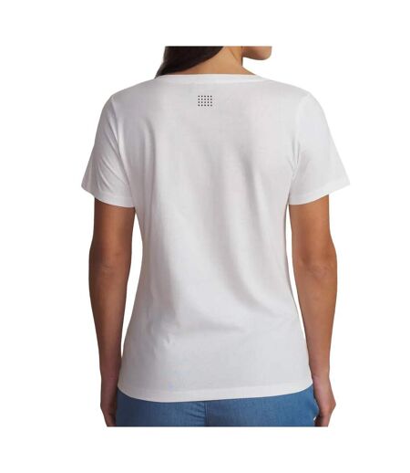 T-Shirt blanc femme tbs  arctique lavande 26