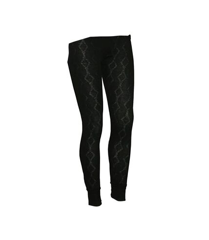 Ladies Thermal Underwear Long Jane (British Made) (Black) - UTTHERM3