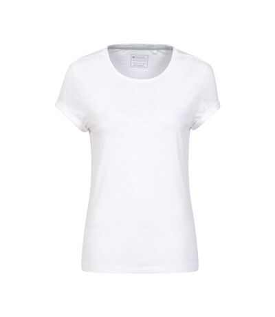 T-shirt Bude Femme Blanc Mountain Warehouse