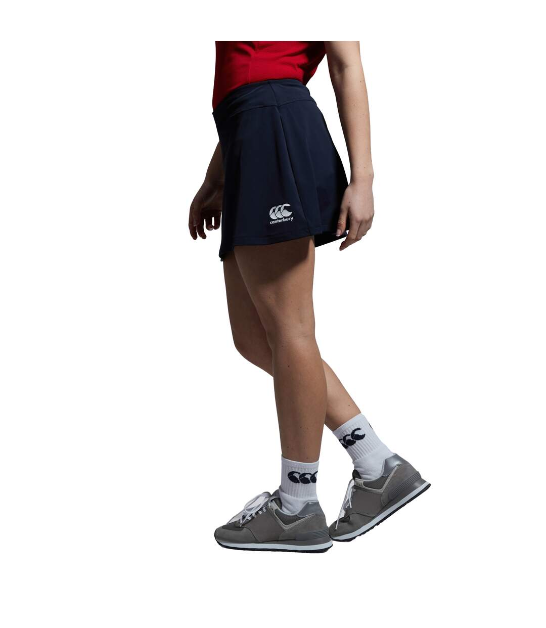 Womens/ladies Club Plain Skort Navy Canterbury-4
