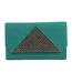Eastern Counties Leather - Porte-monnaie CONNIE (Turquoise vif / Noir) (Taille unique) - UTEL373