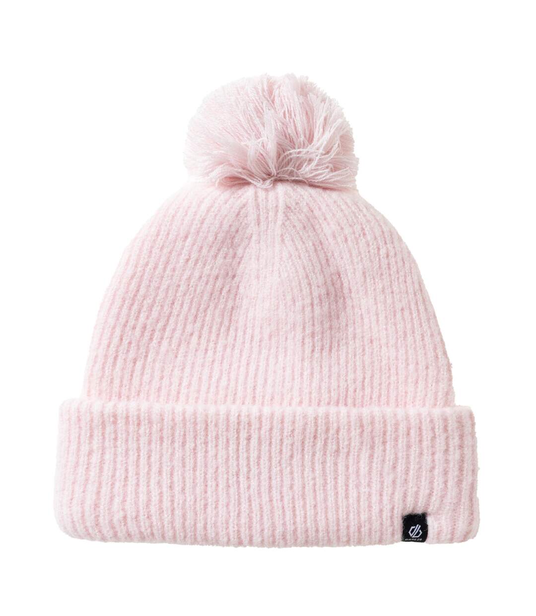 Bonnet Uni Motif/style Pompon Femme Rose Pâle Dare 2B-1