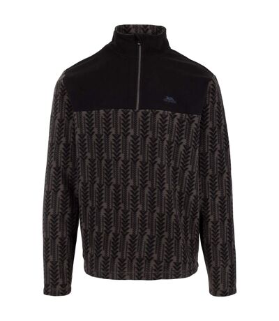 Mens embleton at100 fleece top storm grey Trespass