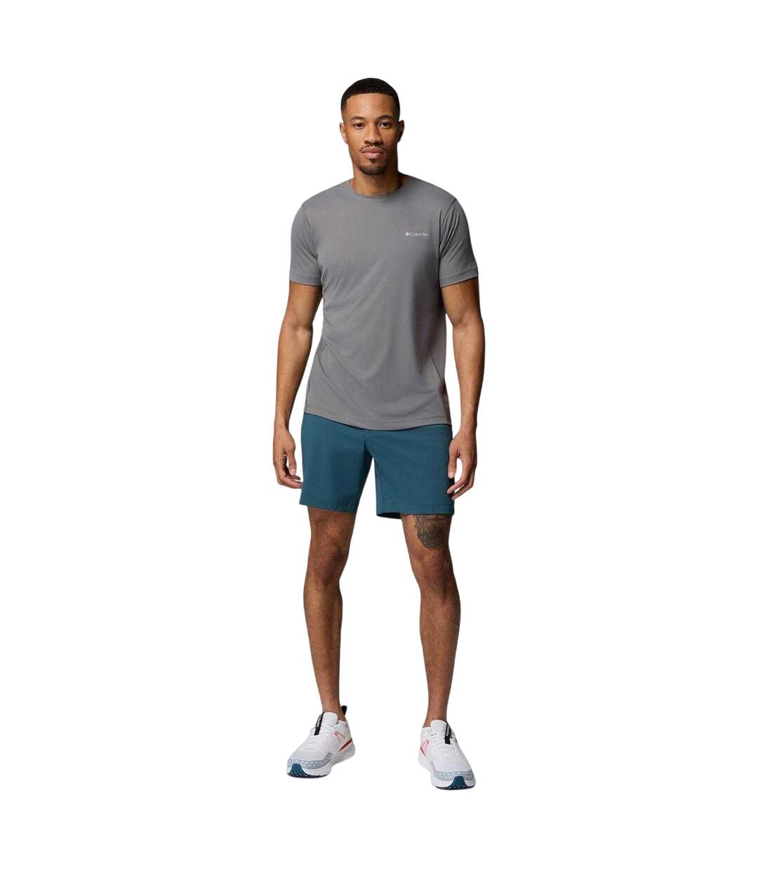 Mens Zero Rules Performance T-shirt Grey Columbia-4