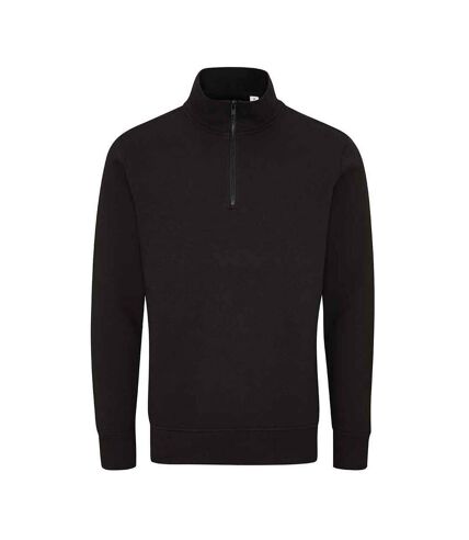 Mantis Unisex Adult Quarter Zip Sweatshirt (Black)