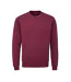 Unisex Adult Essential Organic Sweatshirt Burgundy Mantis-2