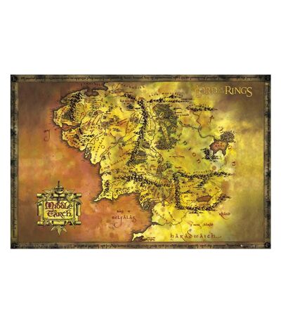 The Lord Of The Rings - Poster (Multicolore) (Taille unique) - UTTA435