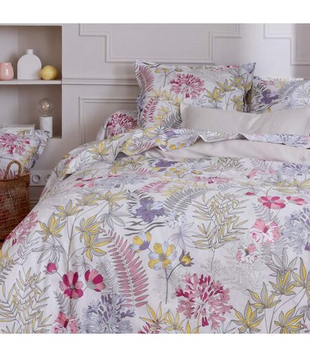 Drap plat satin de coton ANAÏS multicolore