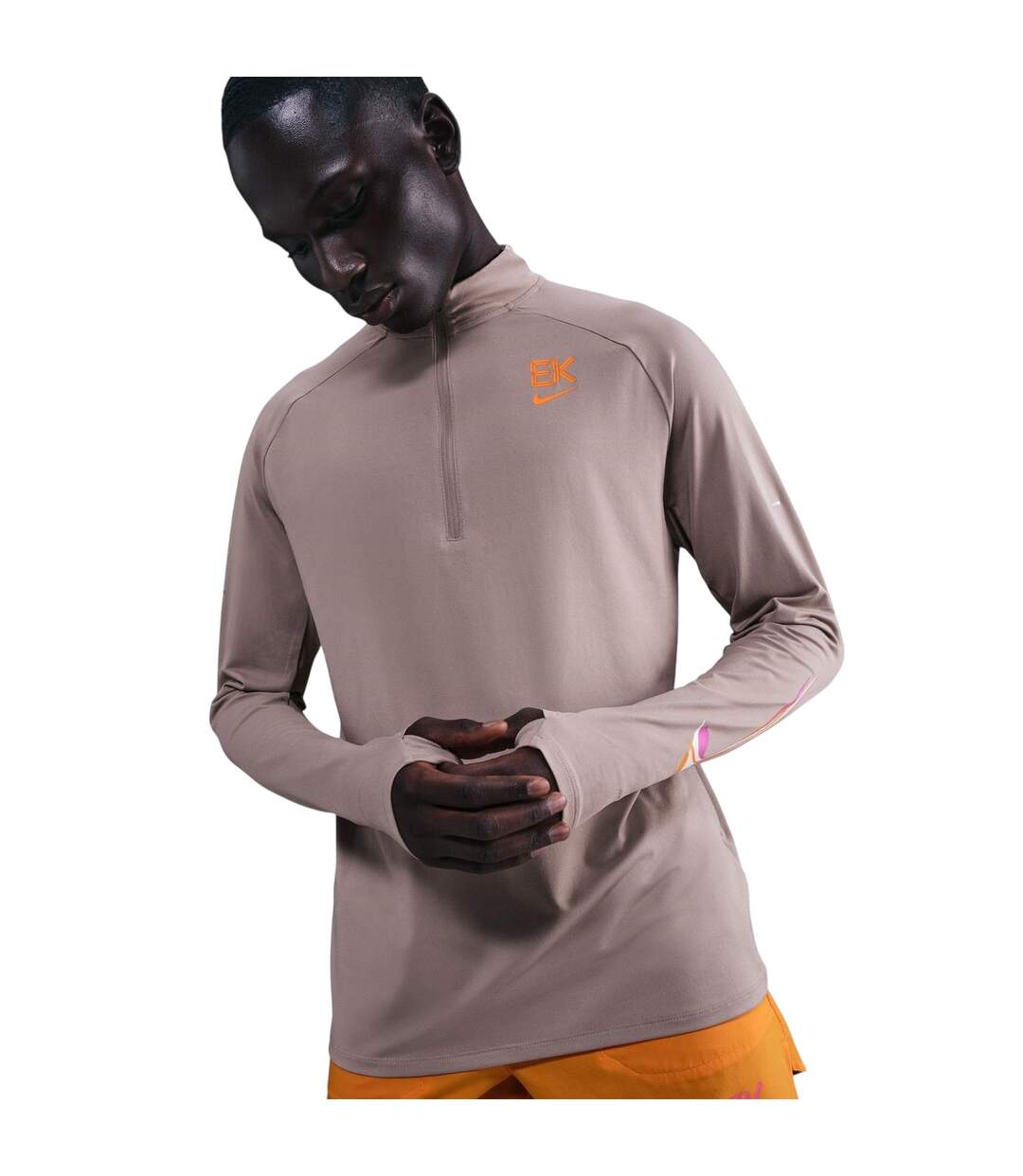 Mens Eliud Kipchoge Dri-fit Running Top Ceramic Nike-3