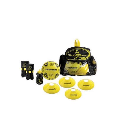 Kickmaster Football Training Set (Yellow/Black) (One Size) - UTAG2143