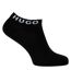 Pack Of 3  Mens Trainer Socks  Black Boss-2