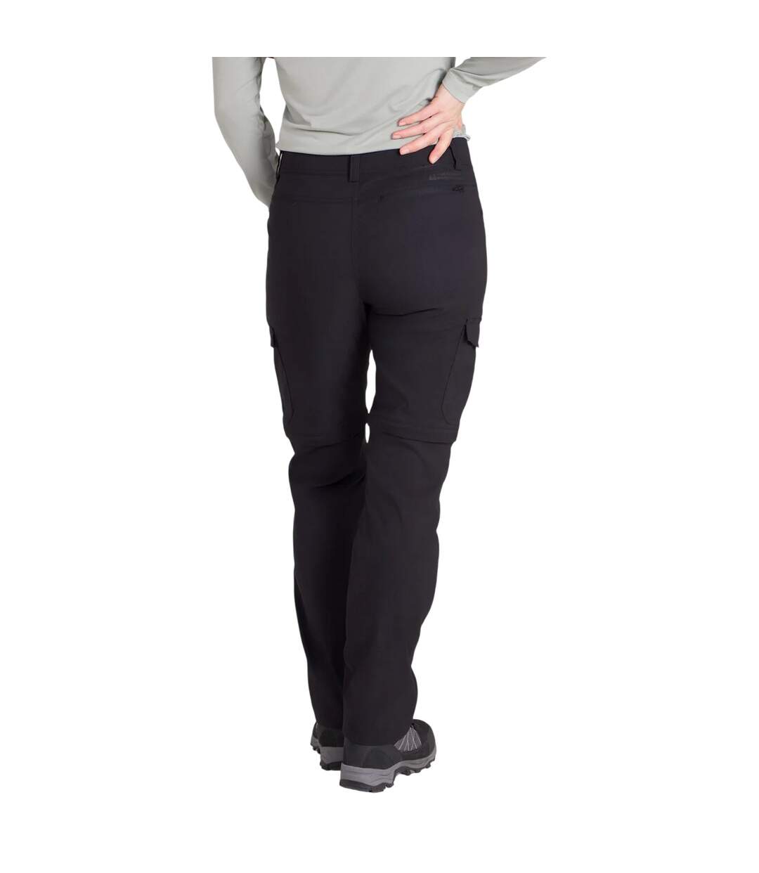 Womens/ladies Conniston Zip-off Trousers Black Mountain Warehouse-3