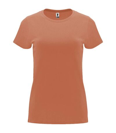 T-shirt capri femme orange Roly