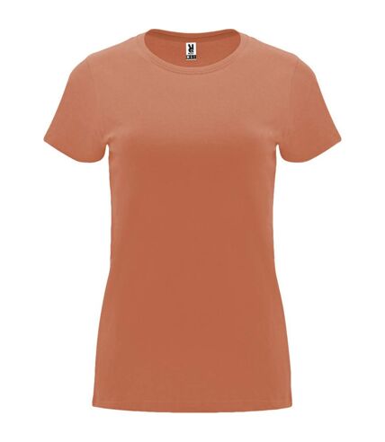 T-shirt capri femme orange Roly Roly