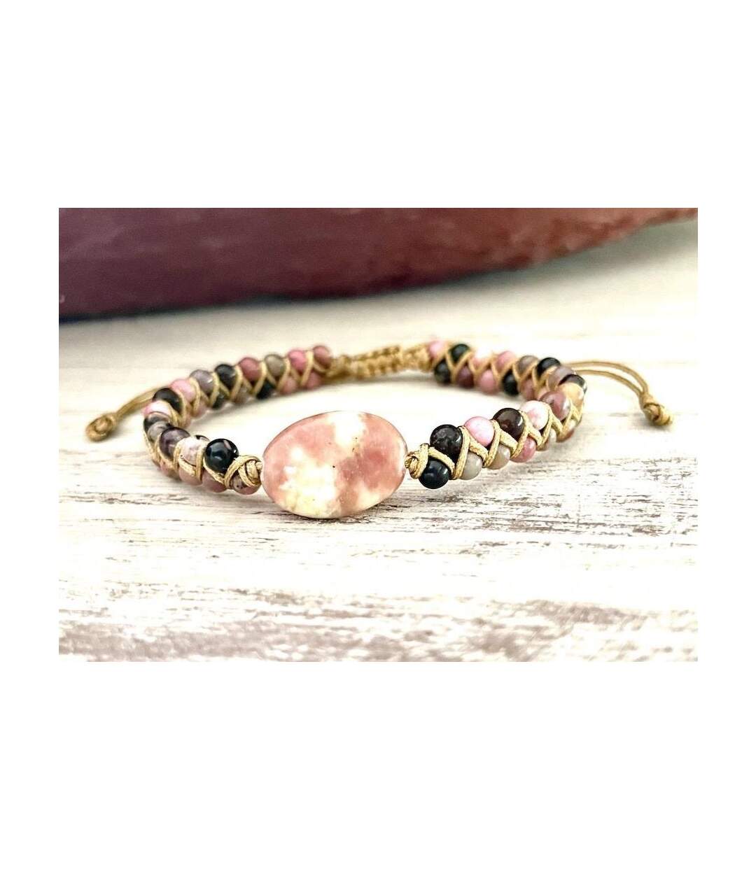 Bracelet Bohême et volupté Rhodochrosite-2