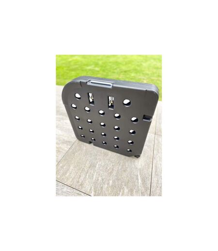 Lot de 4 Dalles à Remplir Parasol 50cm Gris Anthracite