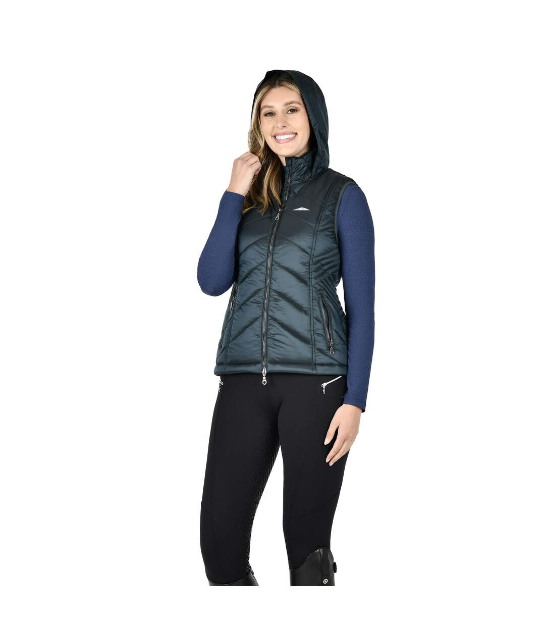 Gilet d´équitation presley femme pin Weatherbeeta-3