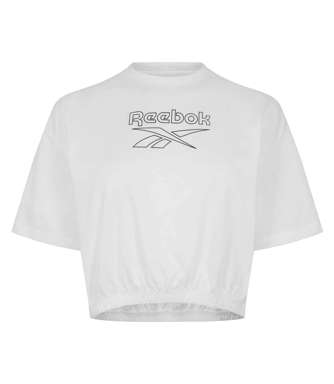 T-shirt Court Femme Blanc Reebok-1
