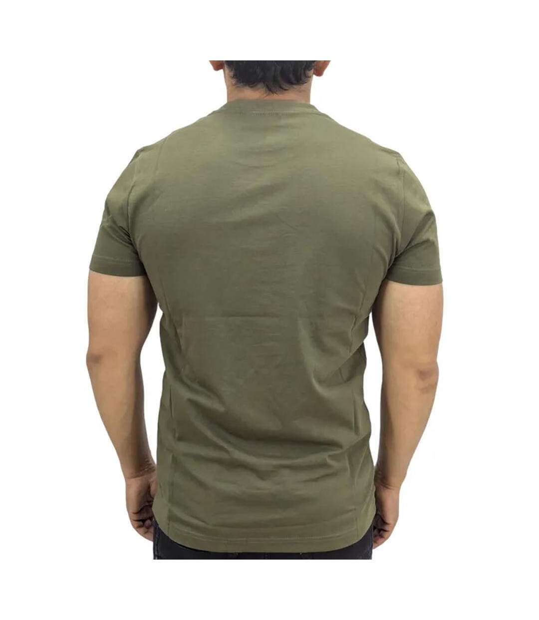 T-shirt gris/kaki homme diesel t-diego - l-2