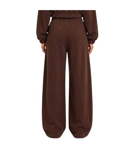 Womens/ladies Fleece Barrel Joggers Chocolate I Saw It First