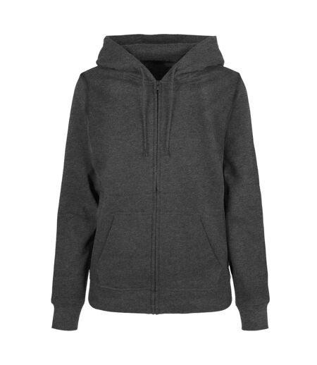 Veste À Capuche Zippée Pour Femmes Et Hommes Charbon De Bois Build Your Brand