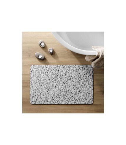 Tapis de Bain Imprimé Leandra 50x80cm Gris