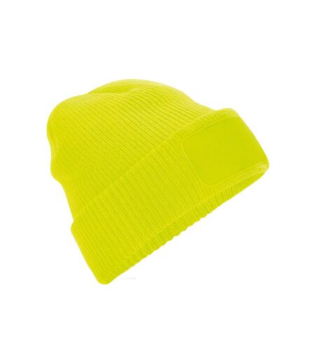 Beechfield Adults Thinsulate Printers Beanie (Fluorescent Yellow) - UTPC3366