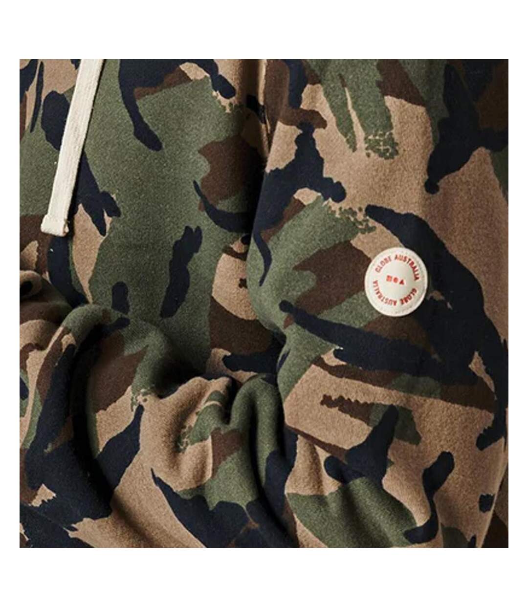 Sweat à Capuche Imprimé Camouflage Homme Globe Burly - S-3