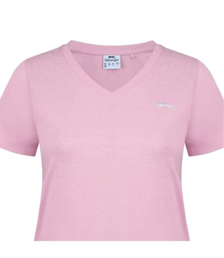 Womens/ladies T-shirt Navy Slazenger