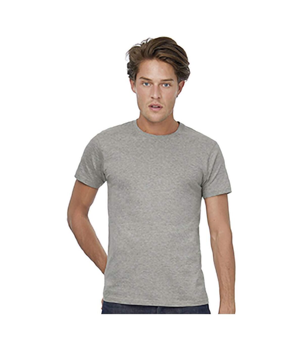 B&C - T-shirt manches courtes - Homme (Gris chiné) - UTBC3910