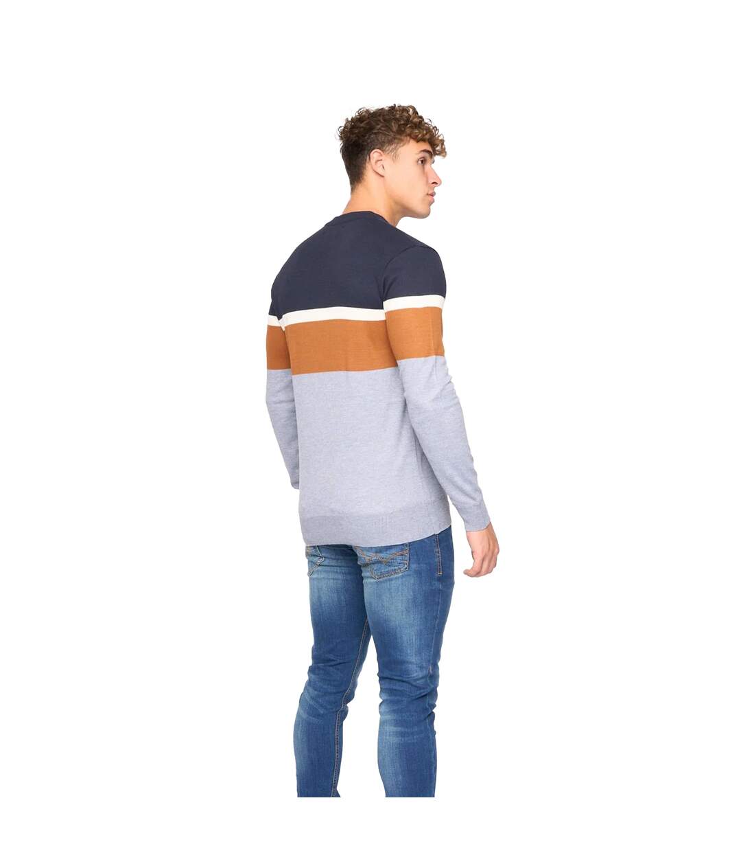 Pull easedale homme gris chiné Bewley & Ritch