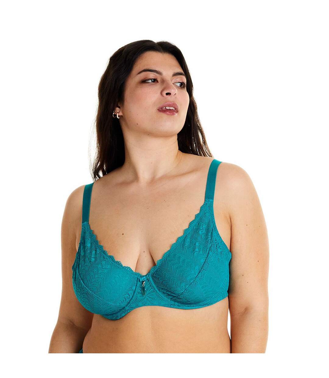 Soutien-gorge à armatures grand maintien turquoise Index